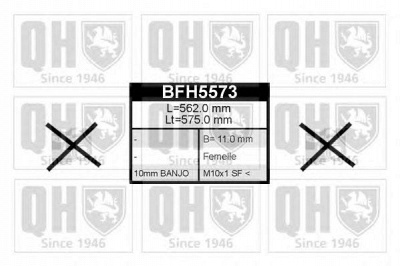 QUINTON HAZELL bfh5573 -  Тормозной шланг
